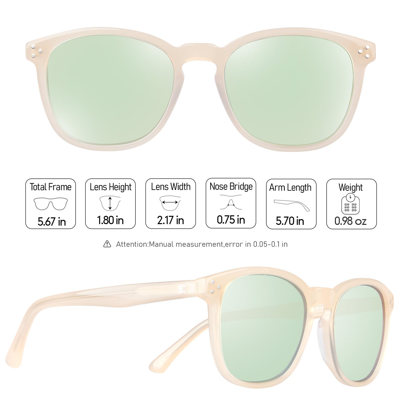 Bircen Acetate Sunglasses For Women BC2110