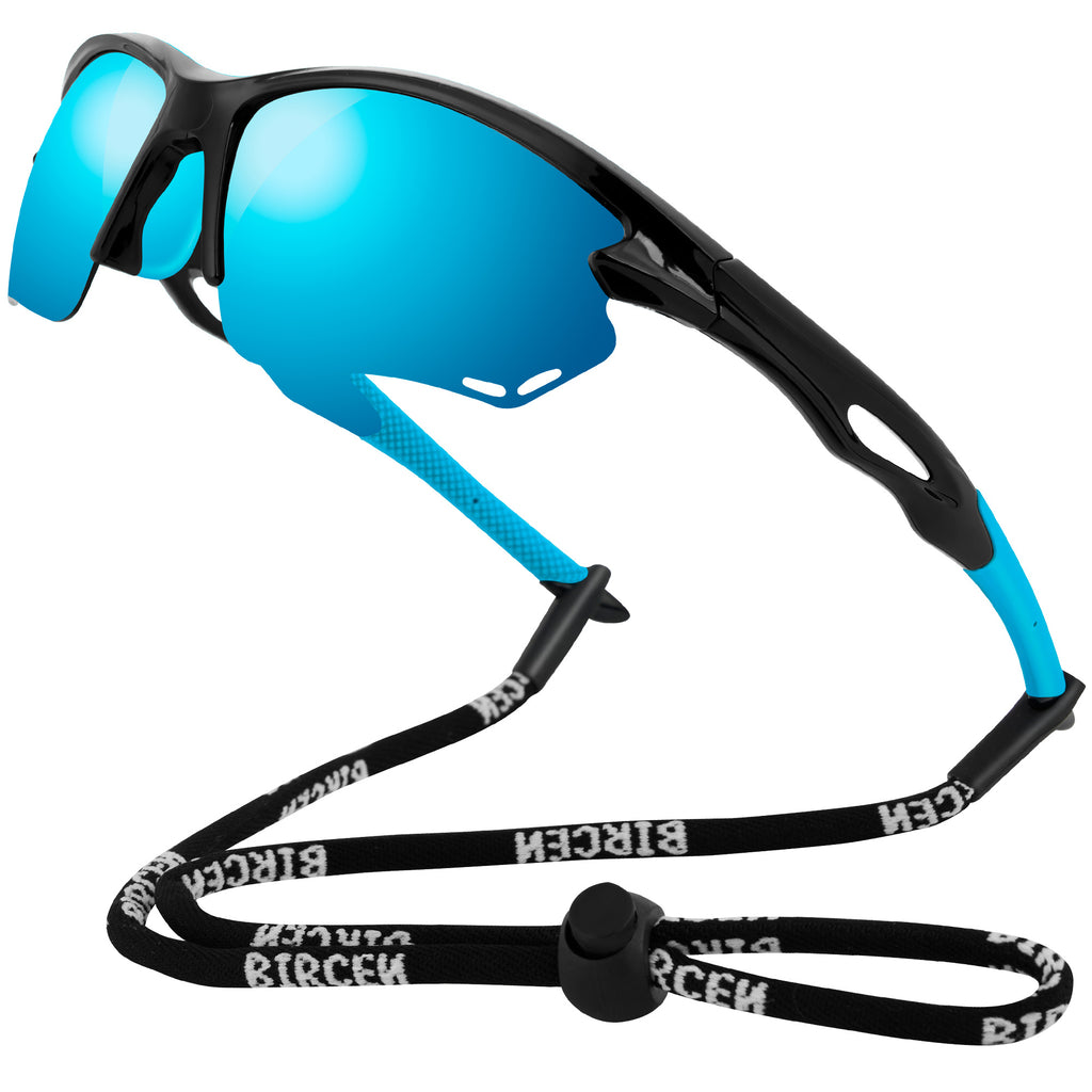 BIRCEN Sport Polarized Sunglasses for Men - Women: UV Protection Fishing Glasses for Driving Running Cycling BCY135