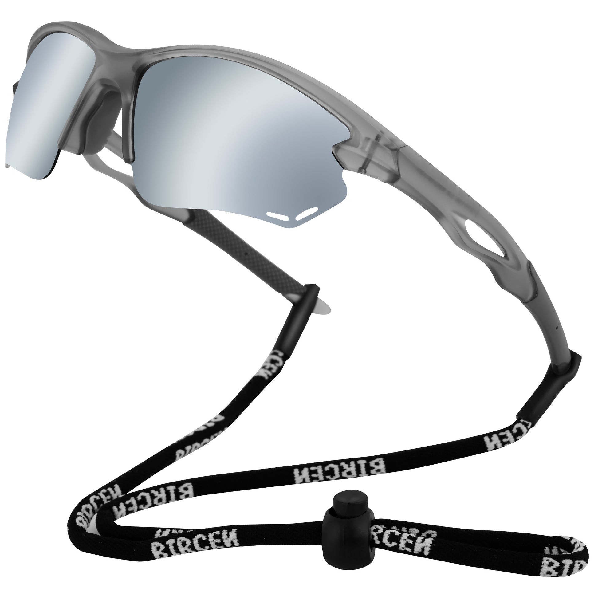 BIRCEN Sport Polarized Sunglasses for Men - Women: UV Protection Fishing Glasses for Driving Running Cycling BCY135
