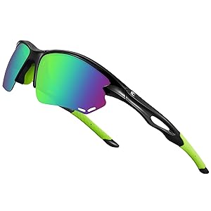 BIRCEN Sport Polarized Sunglasses for Men - Women: UV Protection Fishing Glasses for Driving Running Cycling BCY135
