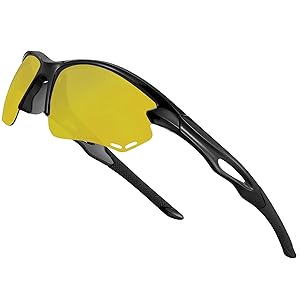 BIRCEN Sport Polarized Sunglasses for Men - Women: UV Protection Fishing Glasses for Driving Running Cycling BCY135