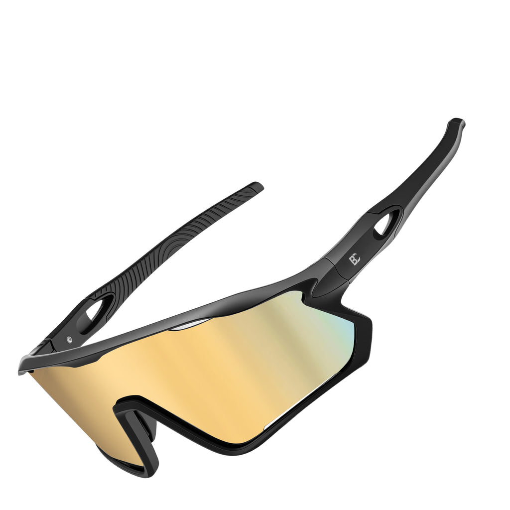 BIRCEN Polarized Baseball Running Sunglasses: TR90 Sports Cycling Glasses for Men Women UV400 Protection for Driving MTB