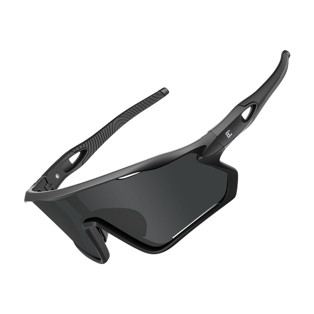 BIRCEN Polarized Baseball Running Sunglasses: TR90 Sports Cycling Glasses for Men Women UV400 Protection for Driving MTB