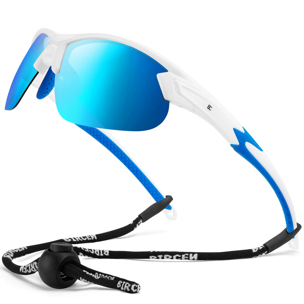 BIRCEN Polarized Sport Sunglasses for Men: UV Protection Fishing Shades for Golf Baseball Driving Motorcycle BC3065
