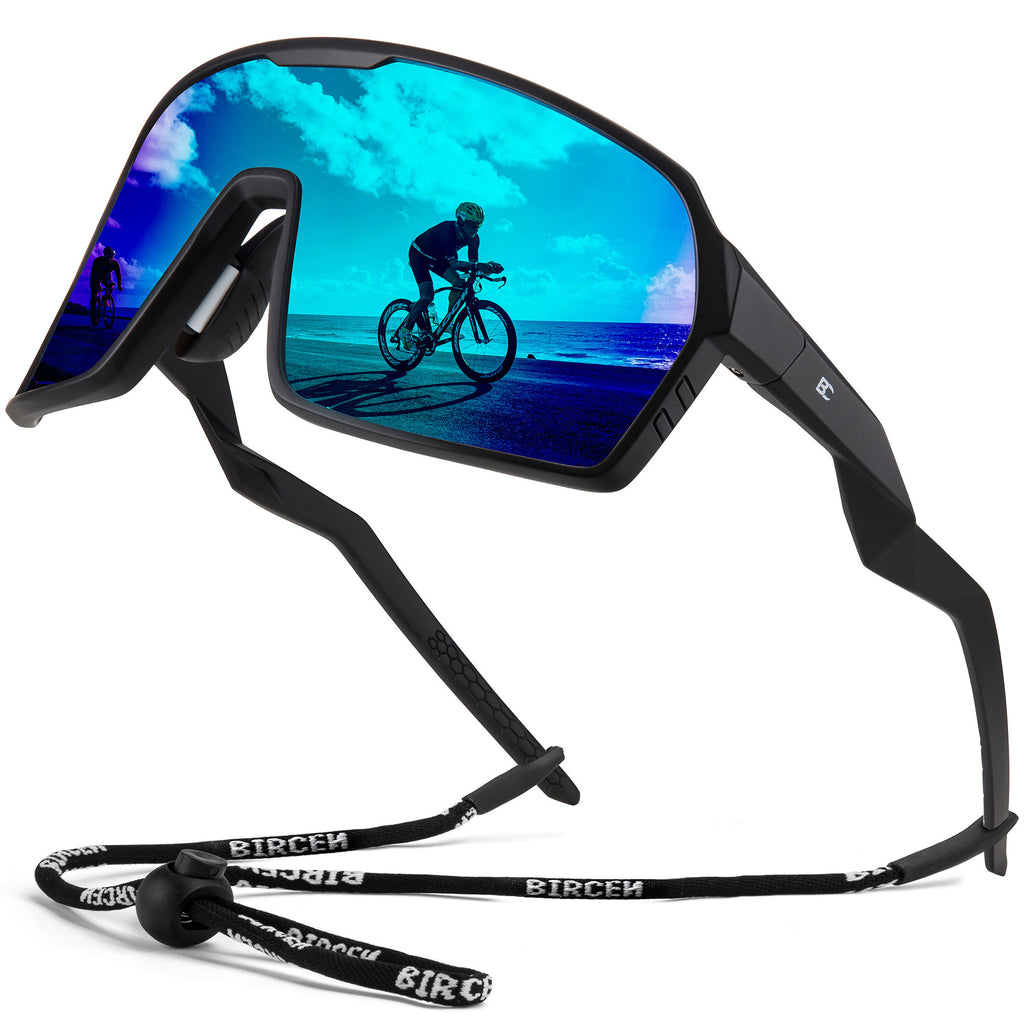 BIRCEN Sports Baseball Sunglasses for Men - Women Polarized UV Protection Cycling Glasses BC3097