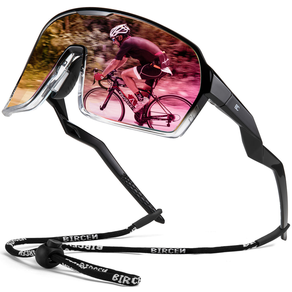 BIRCEN Sports Baseball Sunglasses for Men - Women Polarized UV Protection Cycling Glasses BC3097