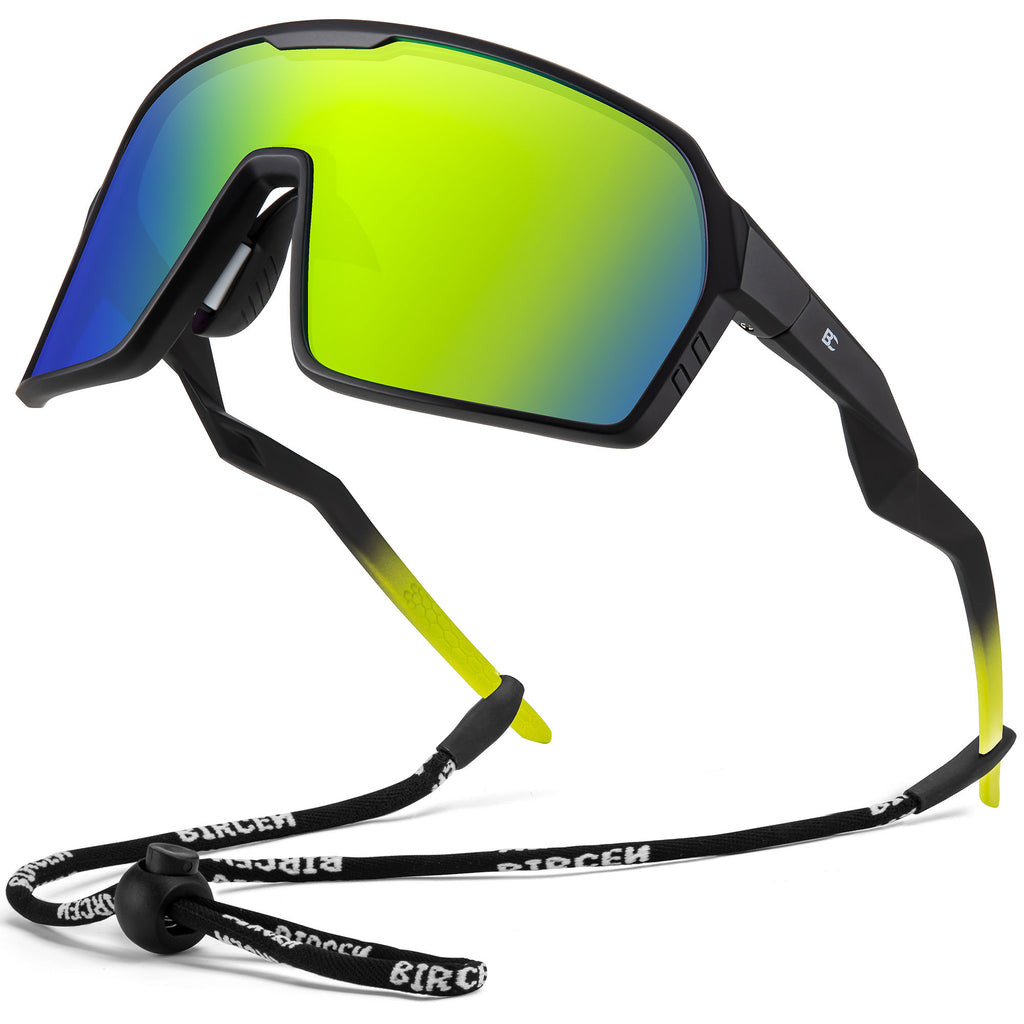 BIRCEN Sports Baseball Sunglasses for Men - Women Polarized UV Protection Cycling Glasses BC3097
