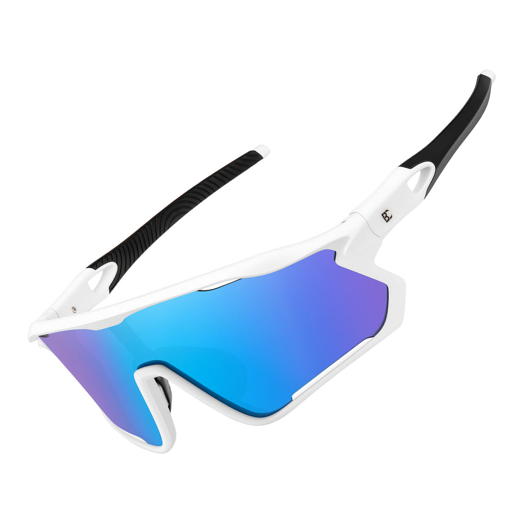 BIRCEN Polarized Baseball Running Sunglasses: TR90 Sports Cycling Glasses for Men Women UV400 Protection for Driving MTB