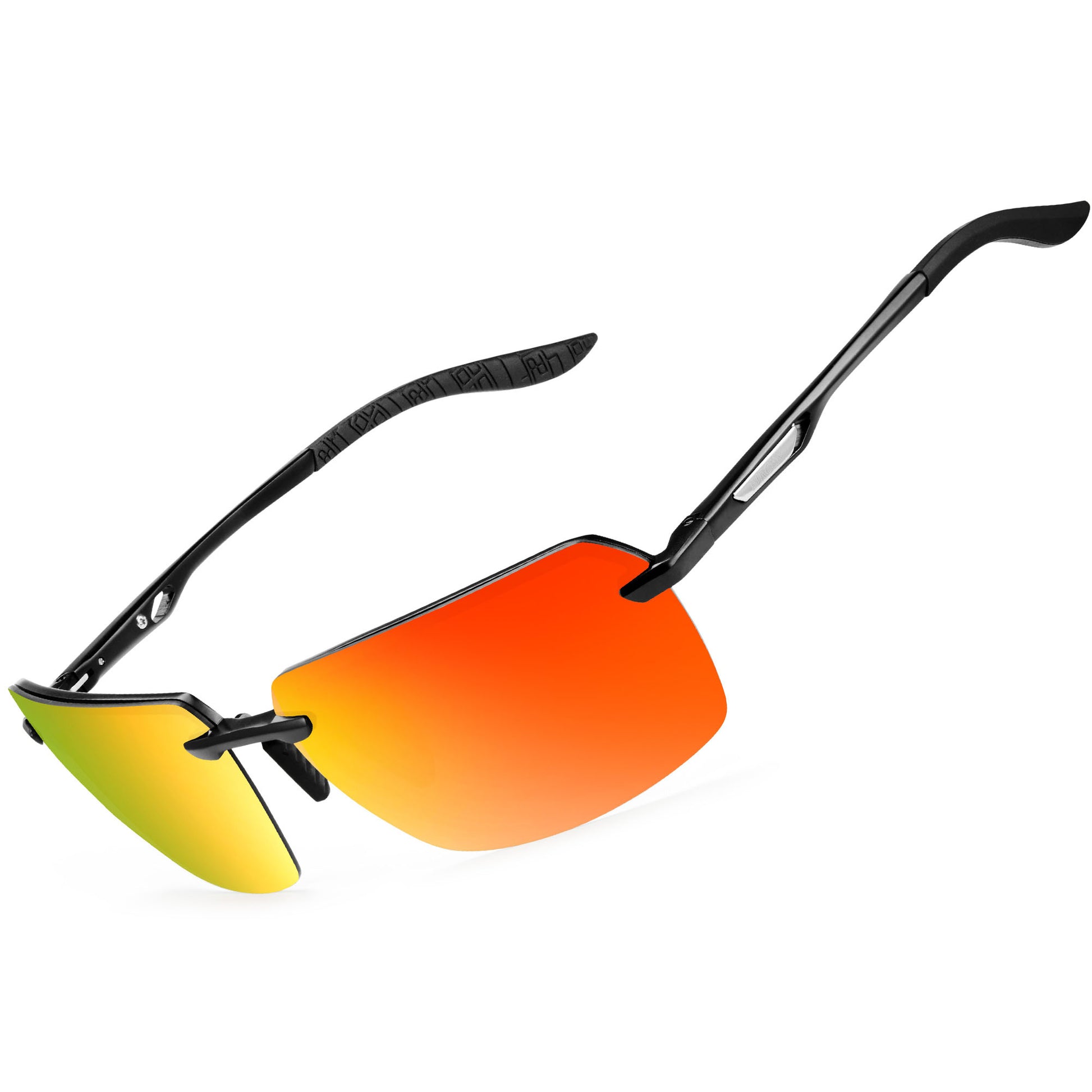 BIRCEN Polarized Sunglasses for Men - UV Protection Sports Sun Glasses Classic Black Shades BC8805