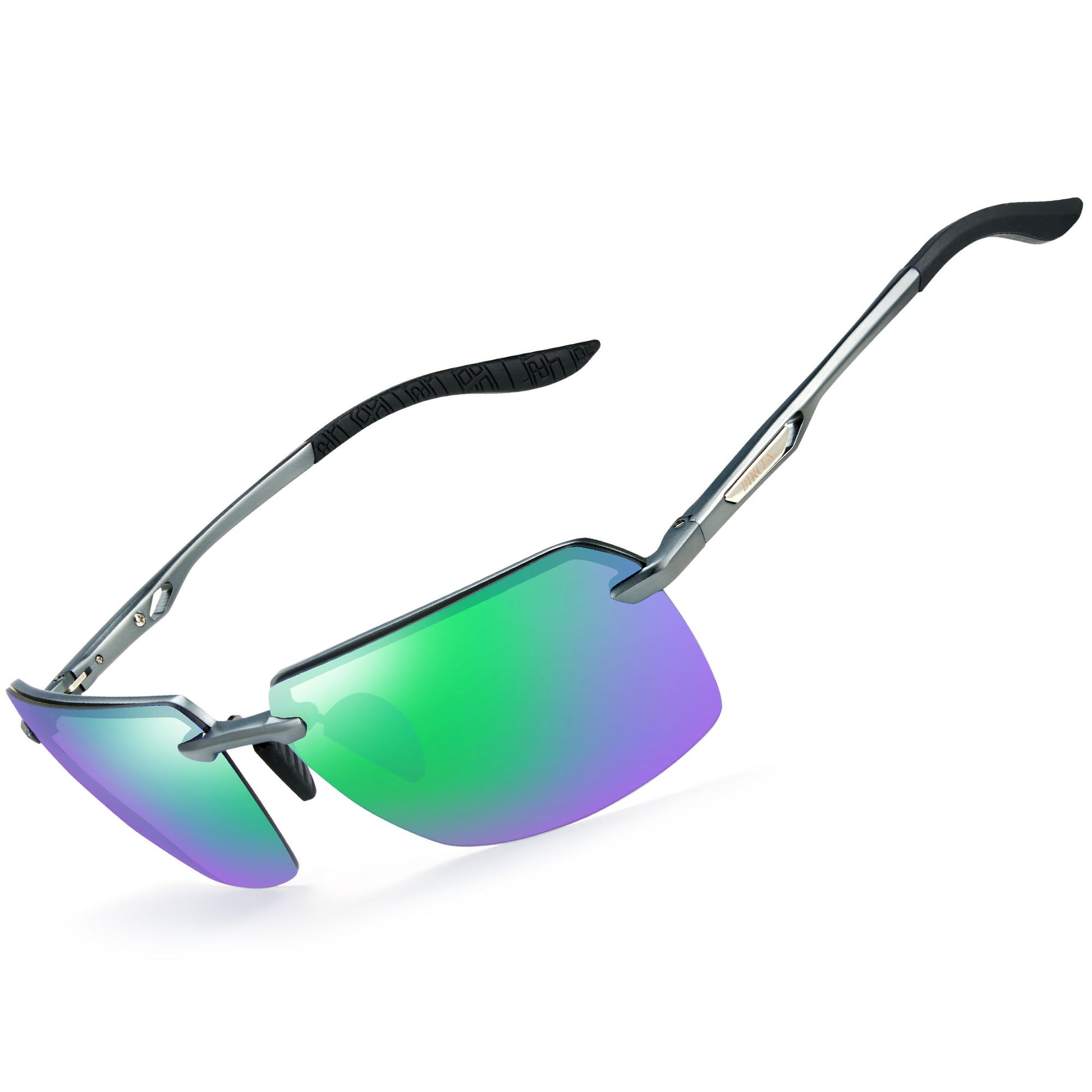 BIRCEN Polarized Sunglasses for Men - UV Protection Sports Sun Glasses Classic Black Shades BC8805