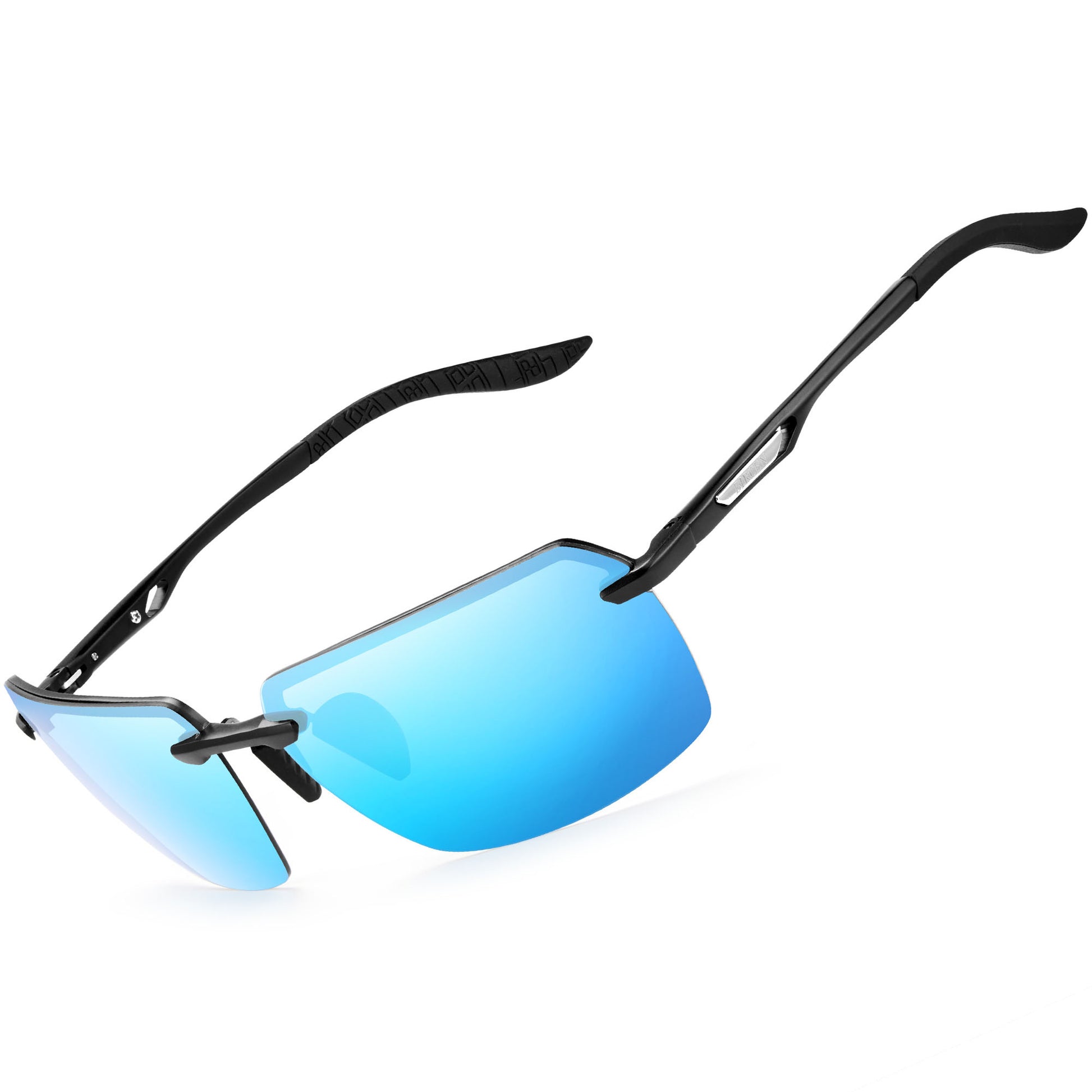 BIRCEN Polarized Sunglasses for Men - UV Protection Sports Sun Glasses Classic Black Shades BC8805