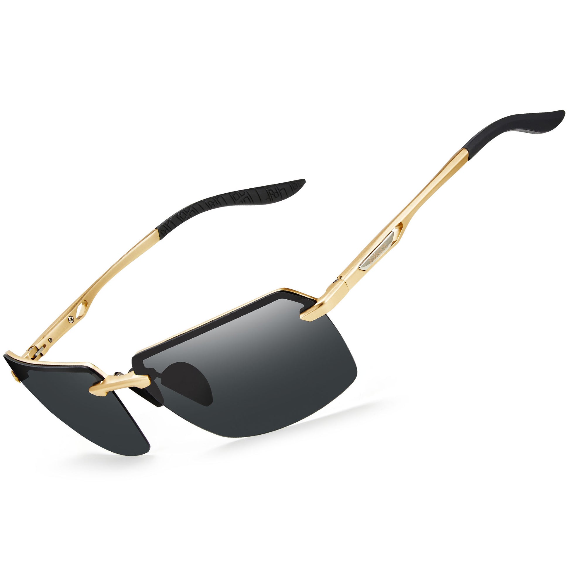 BIRCEN Polarized Sunglasses for Men - UV Protection Sports Sun Glasses Classic Black Shades BC8805