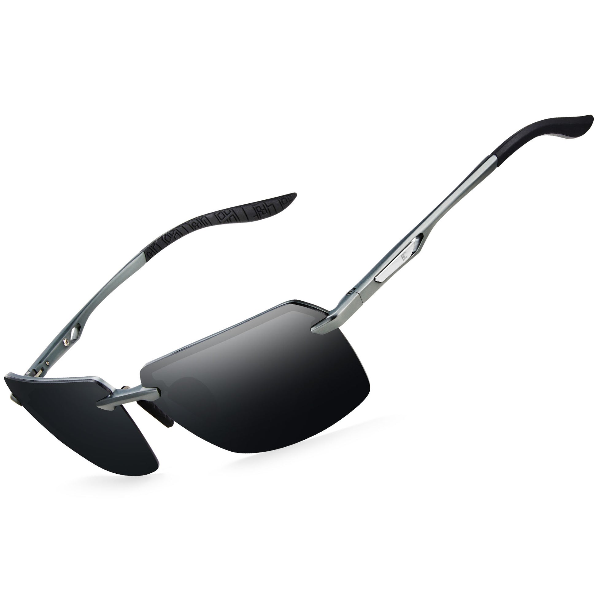 BIRCEN Polarized Sunglasses for Men - UV Protection Sports Sun Glasses Classic Black Shades BC8805