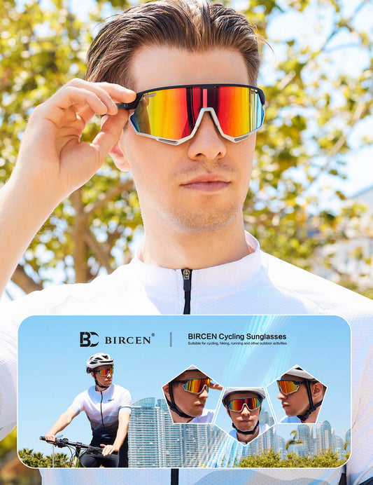 BIRCEN Baseball Sunglasses for Men Women BC2114