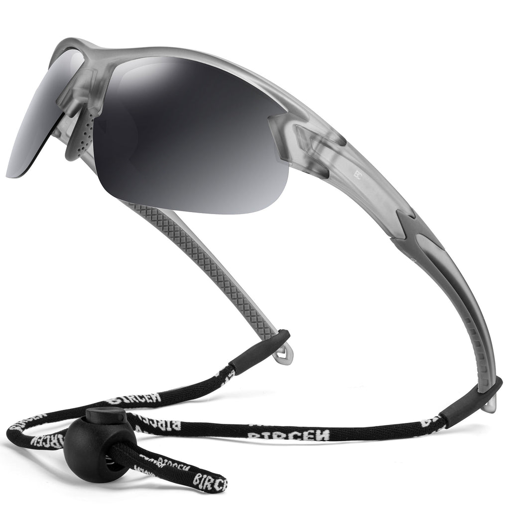 BIRCEN Polarized Sport Sunglasses for Men: UV Protection Fishing Shades for Golf Baseball Driving Motorcycle