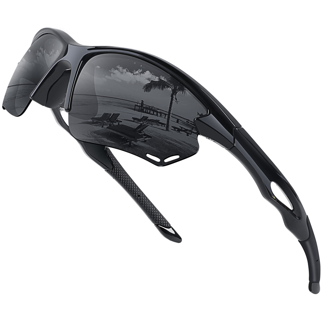 BIRCEN Sport Polarized Sunglasses for Men - Women: UV Protection Fishing Glasses for Driving Running Cycling